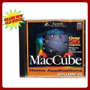 Aztech MacCube Vol 5 Mac Home Applications Software CD-ROM New